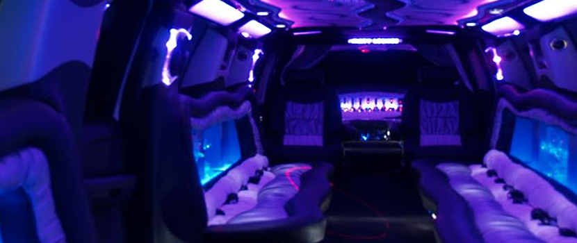 24 Pax Escalade SUV Limo Interior