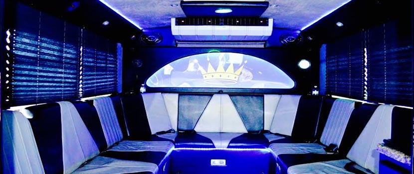 15pax Party Bus Interior