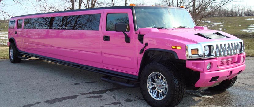 Pink Hummer Limo