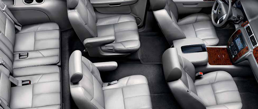 Luxury Suv Limo seats